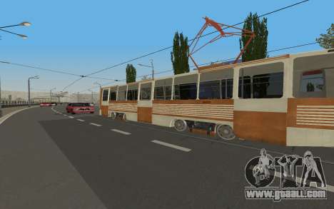 Tram KTM-5M3 from the game City Car Driving