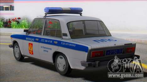 Vaz 2106 PPP Police for GTA San Andreas
