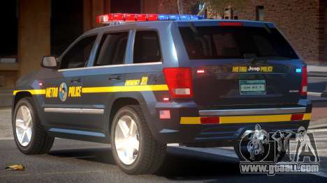 Jeep Grand Cherokee Police V1.1 for GTA 4