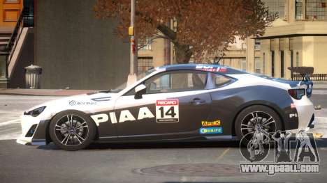 Subaru BRZ GT Sport PJ4 for GTA 4