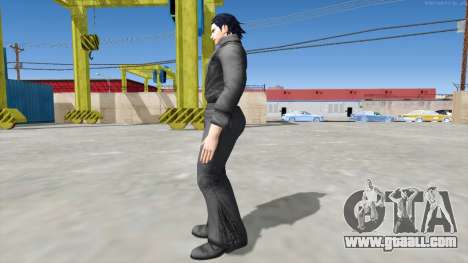 Claudio Serafino Black Clothes V2 for GTA San Andreas