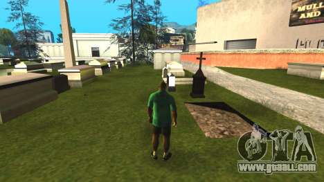 Correction of graves at the cemetery in Los Sant for GTA San Andreas