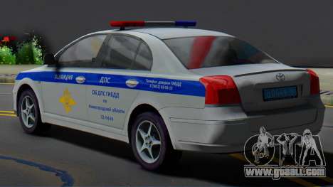 Toyota Avensis ABOUT traffic police for GTA San Andreas