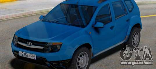 Lada Duster Russian Plates