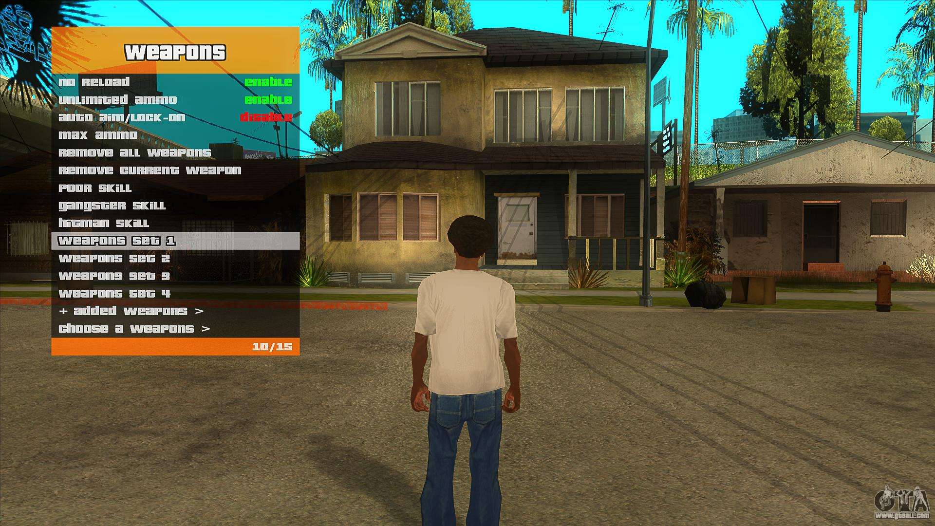 Download the gta san andreas trainer
