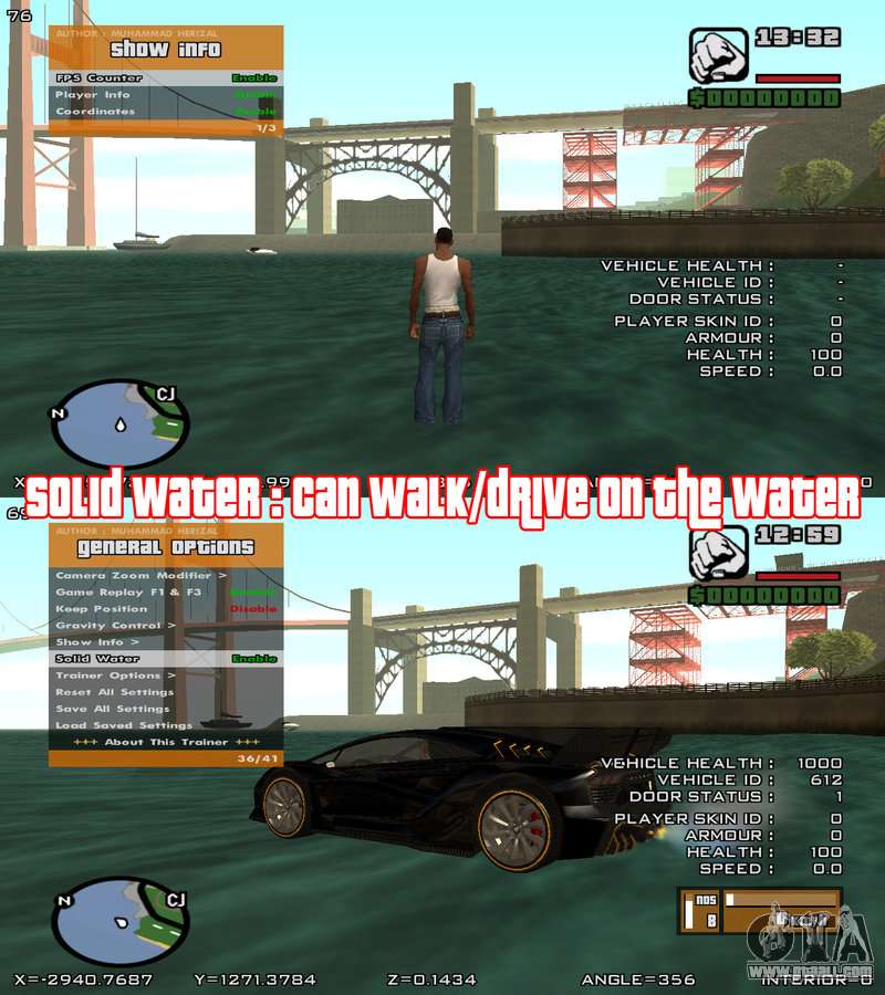 Cheater 2.0 para GTA San Andreas Android