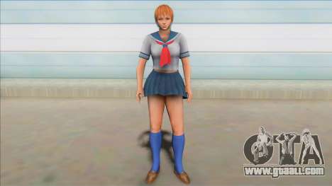 DOA Kasumi Summer School Uniform Suit V2 for GTA San Andreas