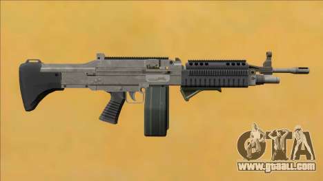 Combat MG Platinum Grip Big Mag for GTA San Andreas