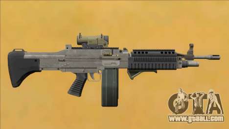 Combat MG Platinum All Attachments Big Mag for GTA San Andreas