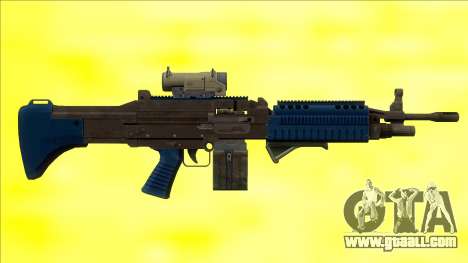 GTA V Combat MG LSPD All Attachments Small Mag for GTA San Andreas