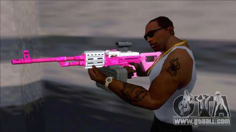 GTA V Shrewsbury MG Pink Scope (Extended clip) for GTA San Andreas