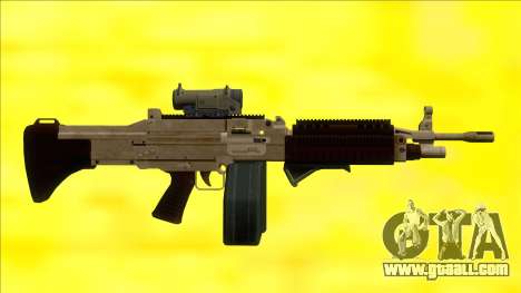 GTA V Combat MG Army All Attachments Big Mag for GTA San Andreas