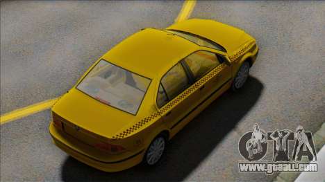 Samand Taxi Car for GTA San Andreas