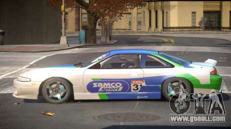 Nissan Silvia S14 Drift PJ10 for GTA 4