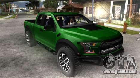 Ford Raptor F-150 2017 for GTA San Andreas