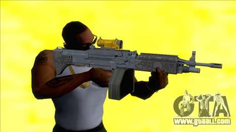 Combat MG Etched Metal Scope Big Mag for GTA San Andreas
