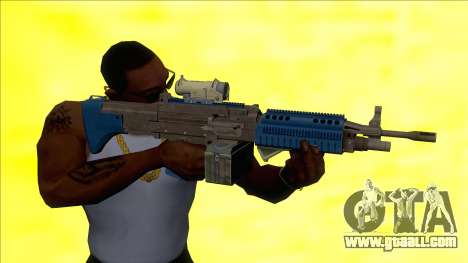 GTA V Combat MG LSPD All Attachments Small Mag for GTA San Andreas