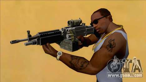 Combat MG Platinum All Attachments Small Mag for GTA San Andreas
