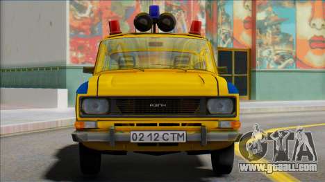 ASLK Moscow 2140 Soviet Police 1982 for GTA San Andreas