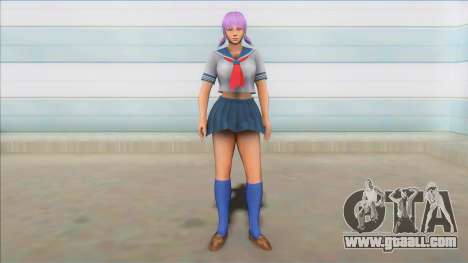 DOAXVV Ayane - White Sailor Uniform for GTA San Andreas