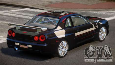 2003 Nissan Skyline R34 GT-R PJ1 for GTA 4