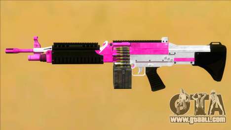GTA V Combat MG Pink Small Mag for GTA San Andreas