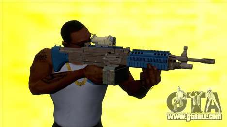 GTA V Combat MG LSPD Scope Small Mag for GTA San Andreas