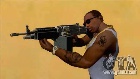 Combat MG Platinum Grip Big Mag for GTA San Andreas