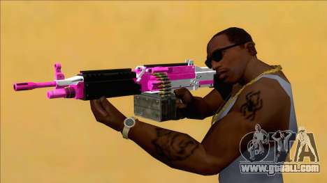 GTA V Combat MG Pink Small Mag for GTA San Andreas