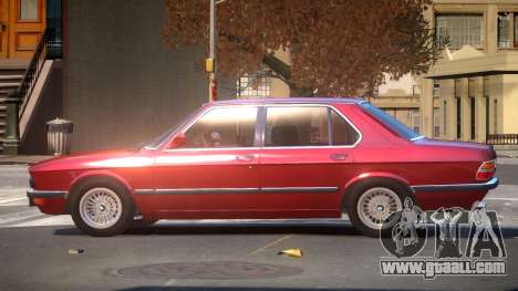 1986 BMW M5 E28 for GTA 4