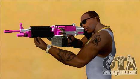 GTA V Combat MG Pink Grip Small Mag for GTA San Andreas