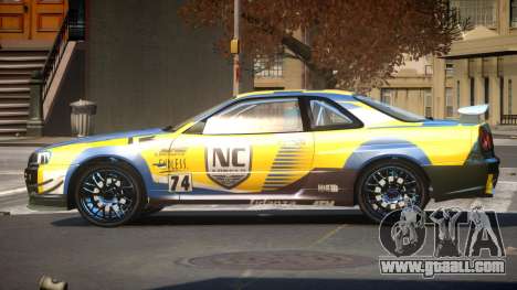 2003 Nissan Skyline R34 GT-R PJ9 for GTA 4