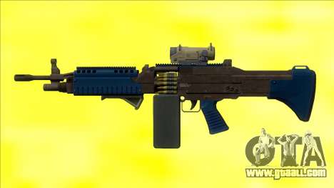GTA V Combat MG LSPD All Attachments Big Mag for GTA San Andreas