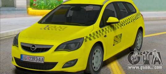 Opel Astra J Kombi Taxi For Gta San Andreas