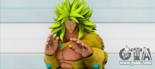 Broly Lssj4 green DBZ form xv2