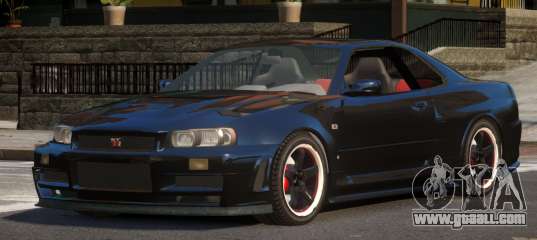 Nissan Skyline R34 GS for GTA 4