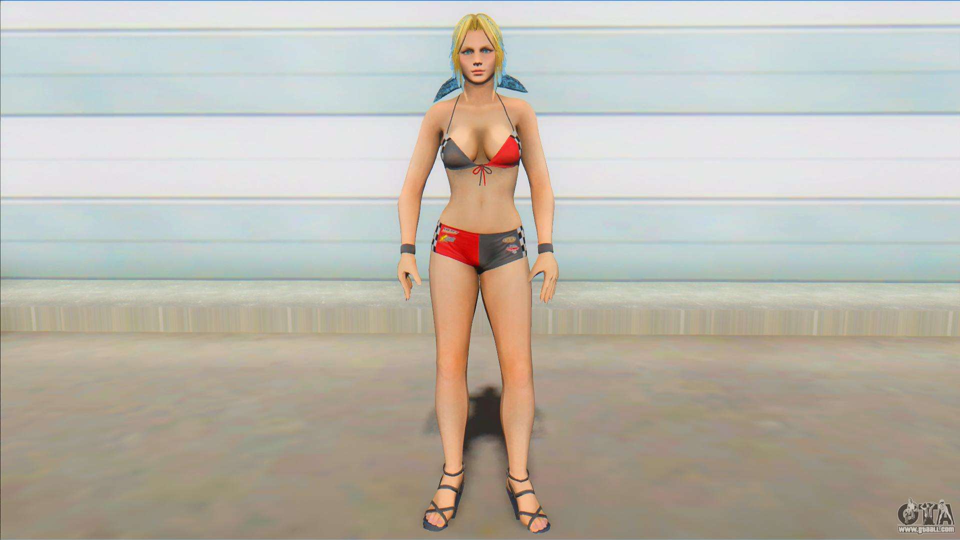 Helena Douglas in a swimsuit for GTA San Andreas