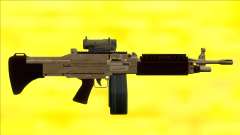 GTA V Combat MG Army Scope Big Mag for GTA San Andreas
