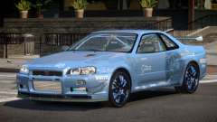 2003 Nissan Skyline R34 GT-R PJ4 for GTA 4
