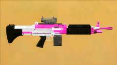 GTA V Combat MG Pink Scope Small Mag for GTA San Andreas