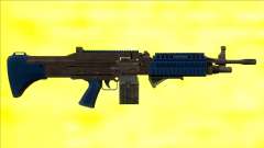 GTA V Combat MG LSPD Grip Small Mag for GTA San Andreas