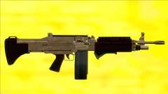 GTA V Combat MG Army Grip Big Mag for GTA San Andreas