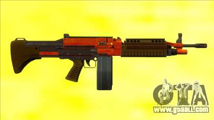 GTA V Combat MG Orange Big Mag for GTA San Andreas