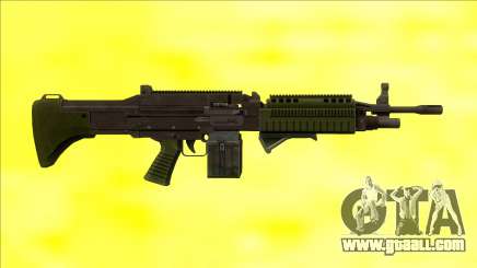 GTA V Combat MG Green Grip Small Mag for GTA San Andreas