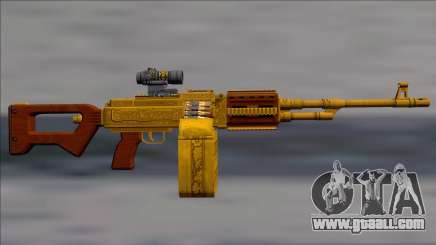 Shrewsbury MG Etched Metal Scope (Extended clip) for GTA San Andreas