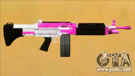 GTA V Combat MG Pink Big Mag for GTA San Andreas