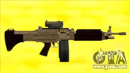 GTA V Combat MG Army Scope Big Mag for GTA San Andreas