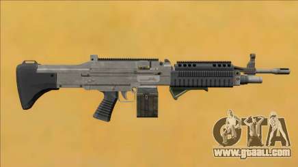 Combat MG Platinum Grip Small Mag for GTA San Andreas