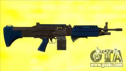 GTA V Combat MG LSPD Grip Small Mag for GTA San Andreas