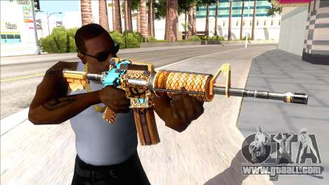 M4A1 Assault Rifle Skin 2 for GTA San Andreas